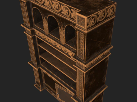 Bookcase 3D Model