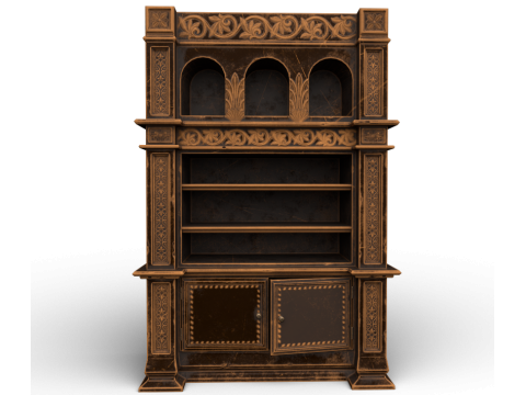 Bookcase Modelo 3D