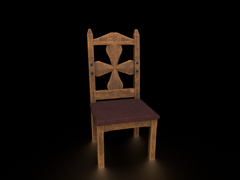Stylized Chair 3D Model