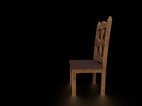 Stylized Chair 3D Model