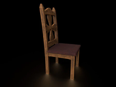 Stylized Chair 3D Model