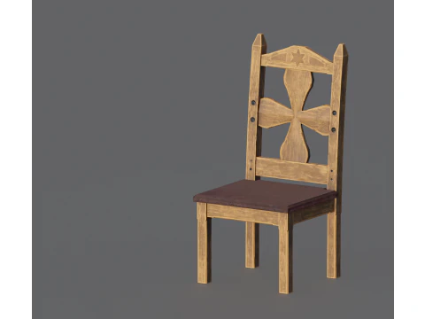 Stylized Chair 3D Model