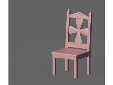 Stylized Chair 3D Model