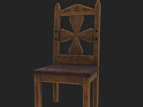 Stylized Chair 3D Model