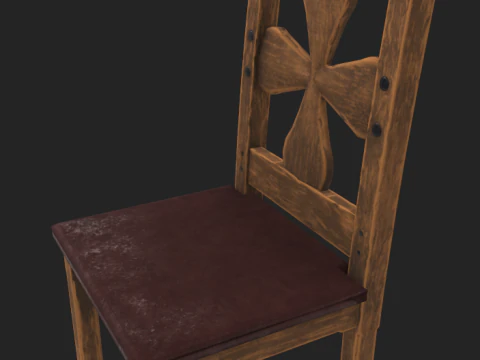 Stylized Chair 3D Model