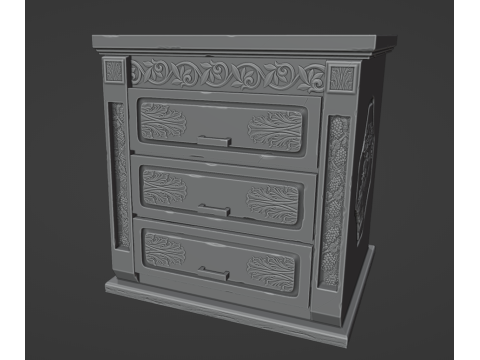 Small Night Table 3D Модель