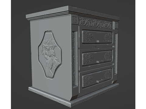 Small Night Table 3Dモデル