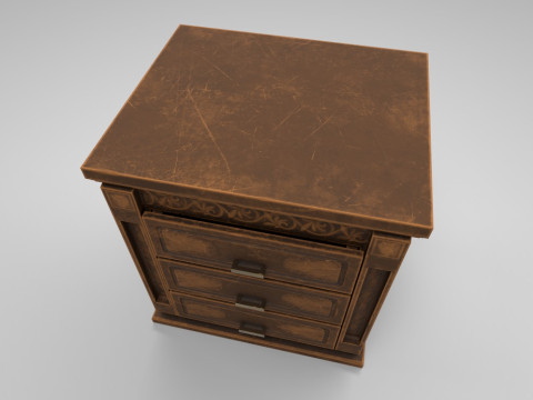 Small Night Table 3Dモデル