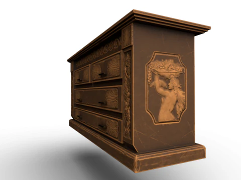 Night Table 3D Model