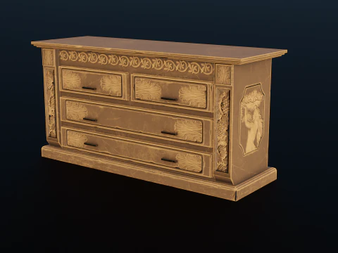 Night Table 3D Model
