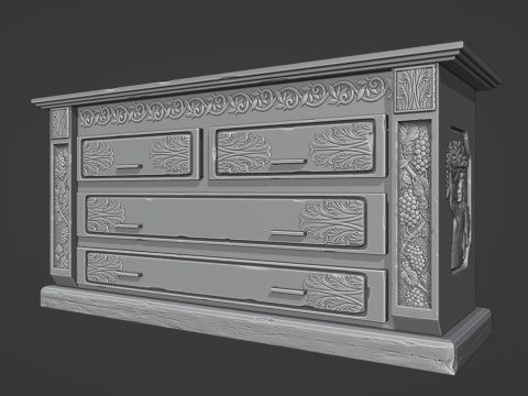 Night Table 3D Model