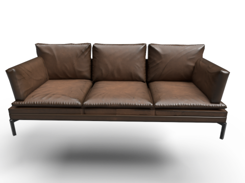 Stylized Sofa 3D Model