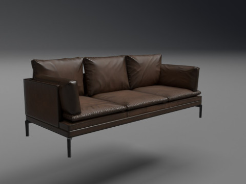 Stylized Sofa 3D मॉडल