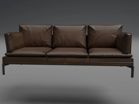 Stylized Sofa 3D Model