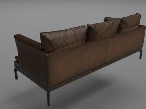 Stylized Sofa 3D Model