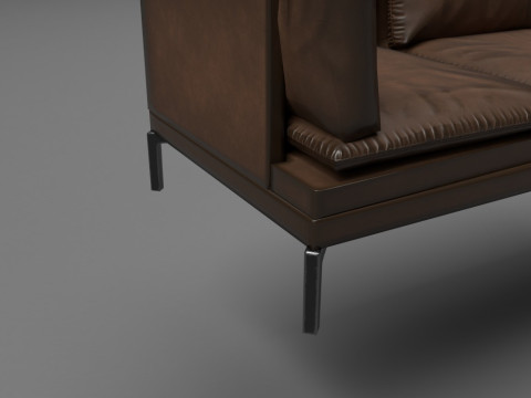 Stylized Sofa 3D मॉडल