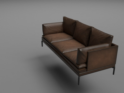 Stylized Sofa 3D मॉडल