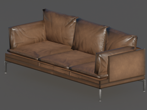 Stylized Sofa 3D मॉडल