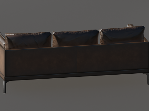Stylized Sofa 3D मॉडल