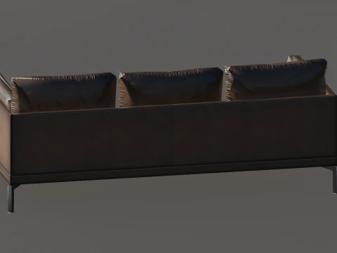 Stylized Sofa 3D Model