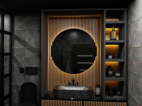 Kamar mandi Model 3D