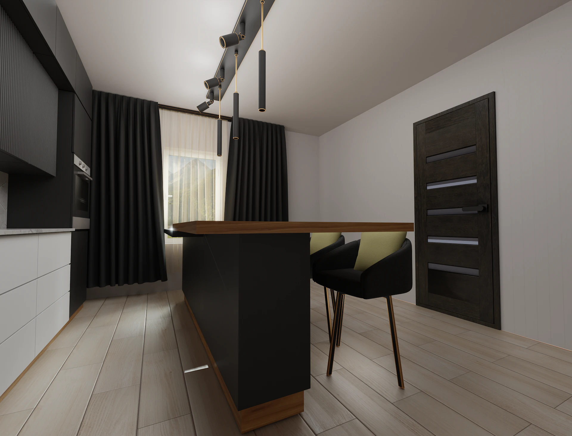 Kitchen 3D Model .c4d .max .obj .3ds .fbx .stl .blend 