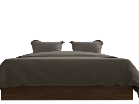 Upholstered Double Bed 3Dモデル