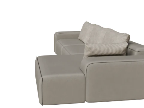 Stylized Sofa 3D Model