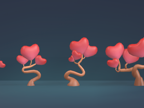 Low Poly Tree Pack 3D Model