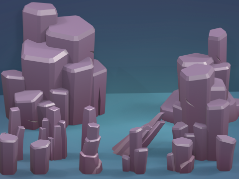 Low Poly Tree Pack 3D Model