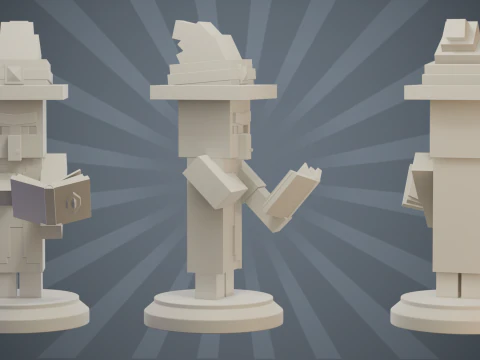 Pacchetto scacchi Minecraft Modello di stampa 3D