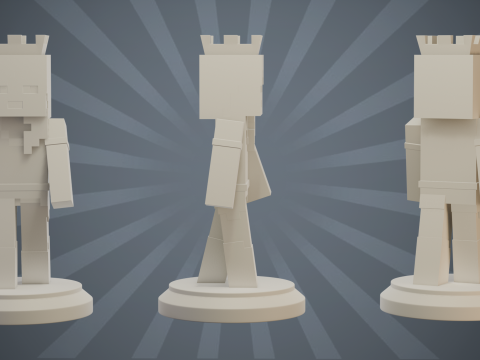 Майнкрафт шаховий пакет 3D Принт Модель