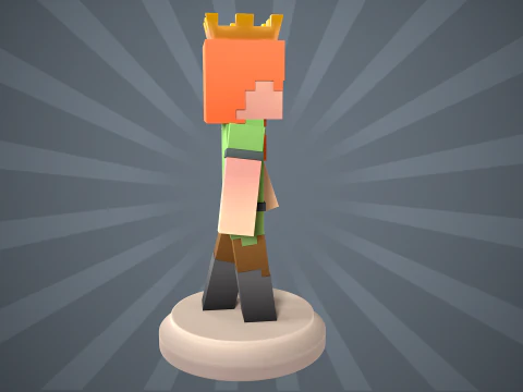 Фигурка пчелы Minecraft 3D Принт Модель