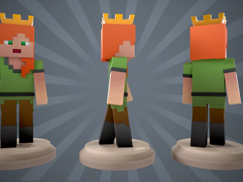 Фигурка пчелы Minecraft 3D Принт Модель