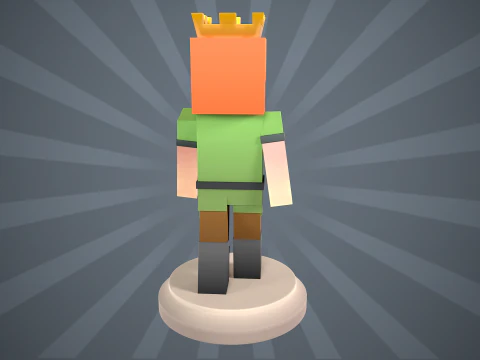 Фигурка пчелы Minecraft 3D Принт Модель