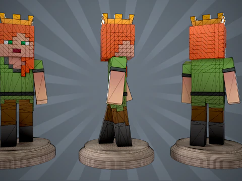 Фигурка пчелы Minecraft 3D Принт Модель