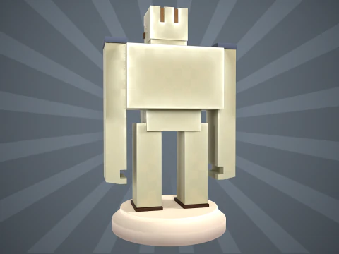 Фигурка Голема Майнкрафт 3D Принт Модель