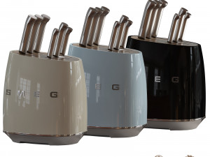 KNIFE BLOCK 3D Модель