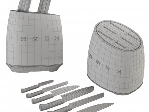 KNIFE BLOCK 3D 模型