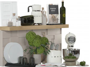 Kitchen accessories-01 3D Model