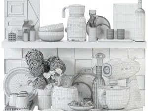 Kitchen accessories-01 3D Model