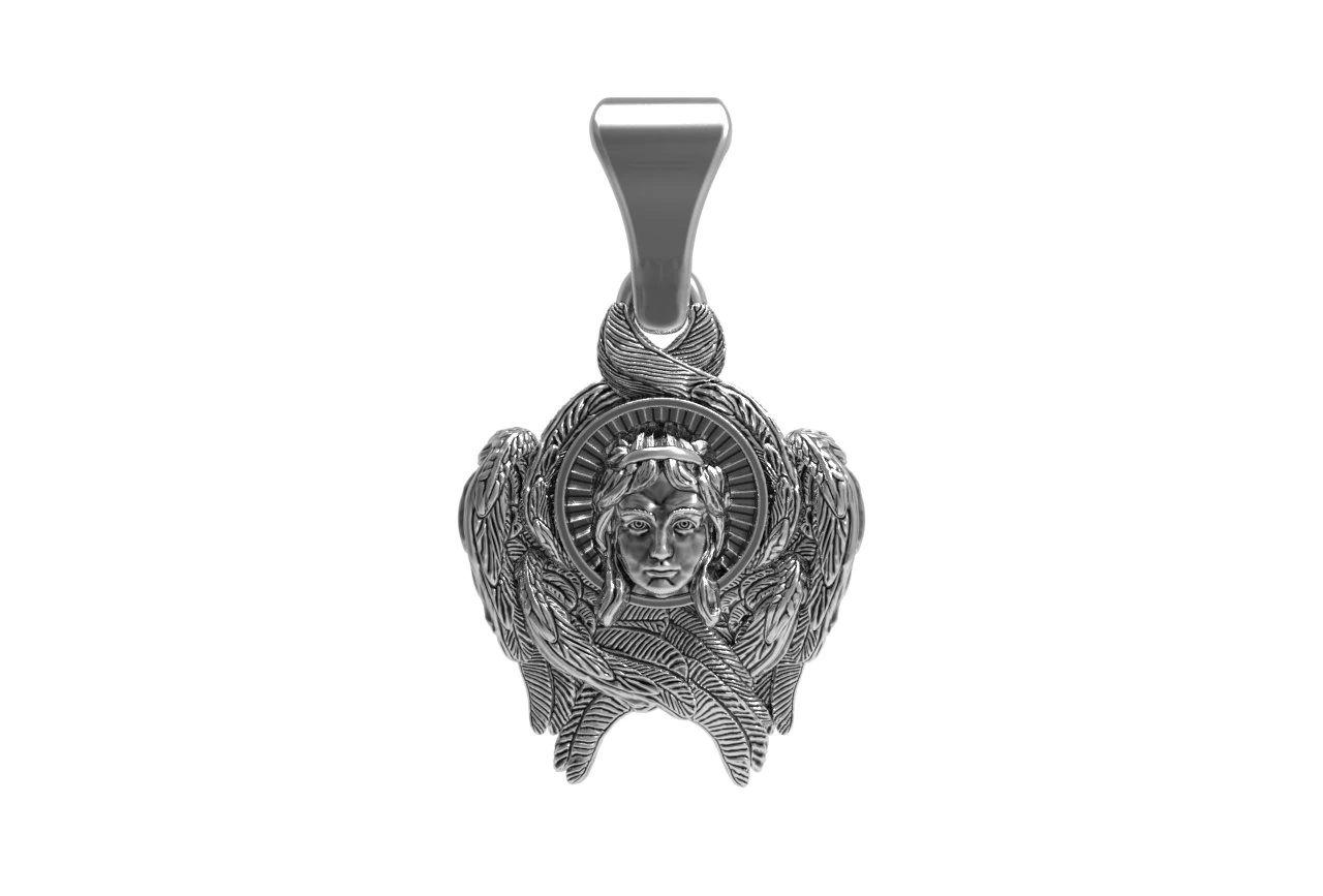 Liontin kerub Model Cetak 3D .c4d .max .obj .3ds .fbx .stl .blend 