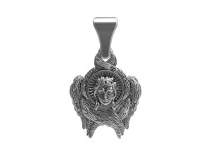 Ciondolo cherubino Modello di stampa 3D