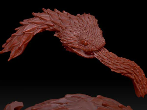 Jewelry Viper Ring 3D Print Model