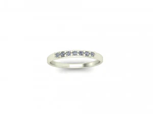 7-STONE ENGAGEMENT RING 3D print model 3D Print Model