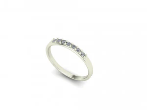 7-STONE ENGAGEMENT RING 3D print model 3D Print Model