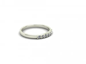 7-STONE ENGAGEMENT RING 3D print model 3D Print Model