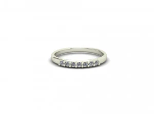7-STONE ENGAGEMENT RING 3D print model 3D Print Model