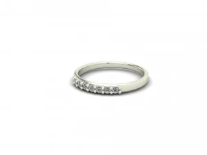 7-STONE ENGAGEMENT RING 3D print model 3D Print Model