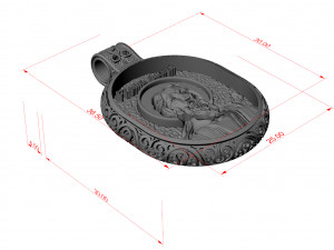 PENDANT OF THE APOSTLE ANDREW THE FIRST-CALLED Model Cetak 3D